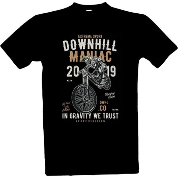 Tričko s potiskem Downhill Maniac pánské