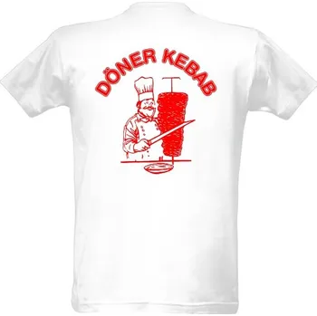 Pánská móda Tričko s potiskem Doner Kebab - záda pánské