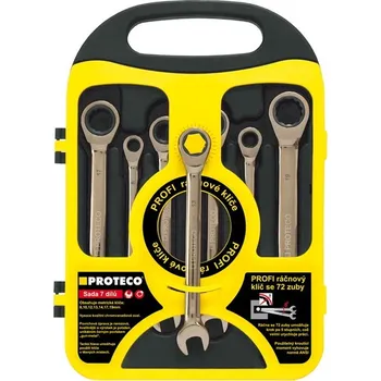 Ruční nářadí Sada ráčnových klíčů (8,10,12,13,14,17,19mm)
