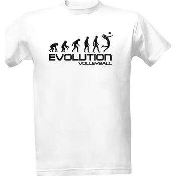 Tričko s potiskem Evoluce volejbalu pánské