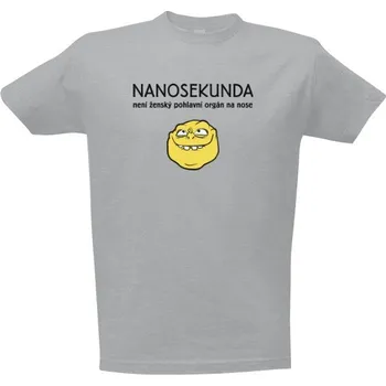Tričko s potiskem Nanosekunda pánské