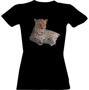 Tričko s potiskem gepard dámské