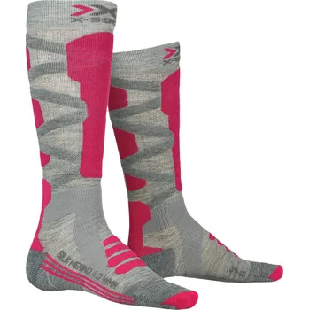 Dámské termo ponožky x - bionic X-Socks Women SILK MERINO grey melange Ponožky: 37-38