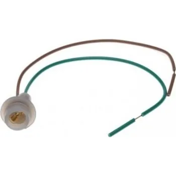 Autopojistky opravná sada světla - objímky , patice žárovky s kabelem - plast - pro celosklo