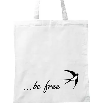 Nákupní taška unisex s potiskem be free