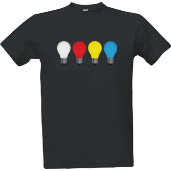 Tričko s potiskem bulb pánské
