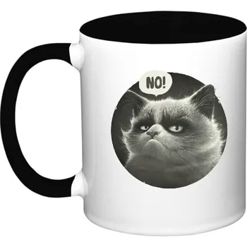 Hrnek malý barevný s potiskem No (Barevný Hrníček)
