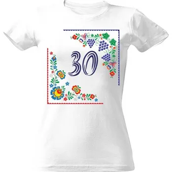 Dámské tričko Tričko s potiskem narozeniny folklór dámské