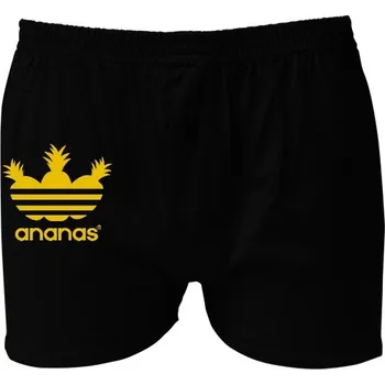 Boxerky Boxerky Kariban s potiskem Třípruhový ananas pánské