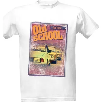 Tričko s potiskem Old School Low Crew pánské