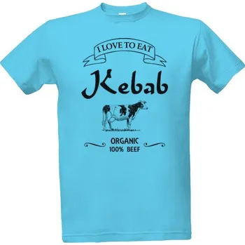 Tričko s potiskem Kebab - hovězí pánské