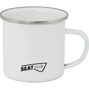 Plecháček - nerezový lem s potiskem logo SEAT KLUB