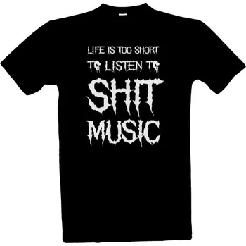 Tričko s potiskem metal music pánské