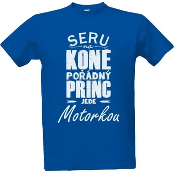 Pánská móda Tričko s potiskem A Princ na motorce pánské