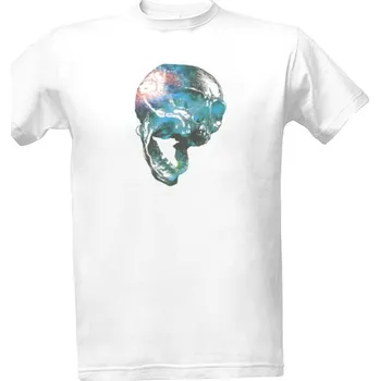 Tričko s potiskem Psychedelic Skull pánské