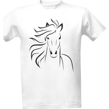 Tričko s potiskem Tričko Kôň pánské