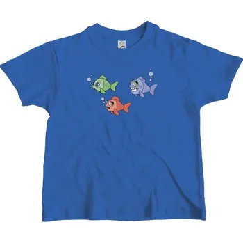 Pánská móda Tričko s potiskem prdící rybka dětské dětské