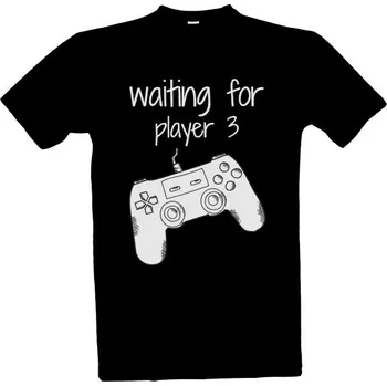 Tričko s potiskem waiting for player 3 pánské