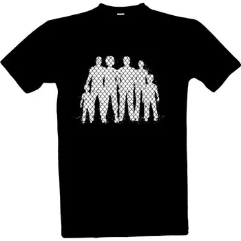 Tričko s potiskem uprchlíci pánské