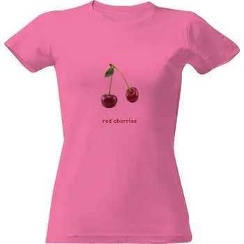 Dámské tričko Tričko s potiskem Red Cherries dámské