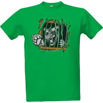 Pánská móda Tričko s potiskem Vnitřní šelma bílá - Pánské pánské