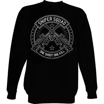 Pánská mikina Mikina bez kapuce Unisex s potiskem Sniper Squad Ramirez pánské