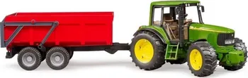 Bruder 2057 Traktor Johnd Deere 6920 se sklápějícím valníkem