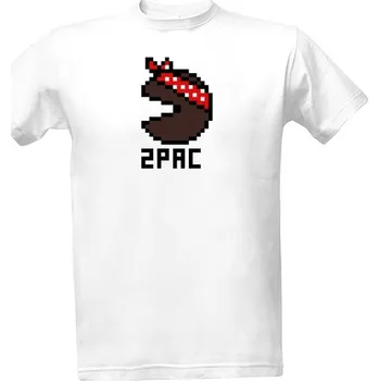 Pánská móda Tričko s potiskem 2pac-man pánské