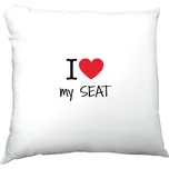 Polštář saténový s potiskem I love my SEAT
