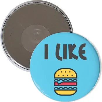 Dekorativní magnet Magnet s potiskem i like burger