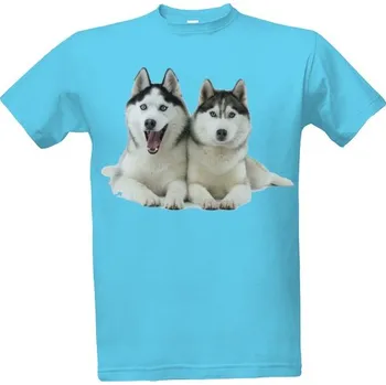 Pánská móda Tričko s potiskem Triko Vykulený Husky´s pánské