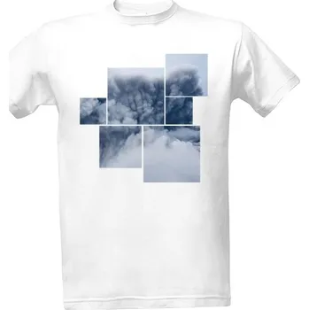 Tričko s potiskem Sopečný prach pánské