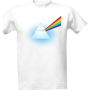 Pánská móda Tričko s potiskem Tričko lom světla optickým hranolem pánské