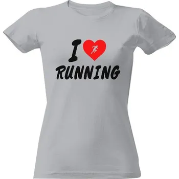 Dámské tričko Tričko s potiskem I love running dámské