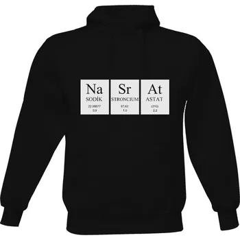 Pánská mikina Pánská mikina s kapucí s potiskem NaSrAt mikina pánské