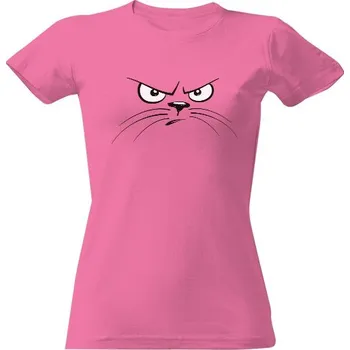 Dámské tričko Tričko s potiskem Kočka zvědavá dámské