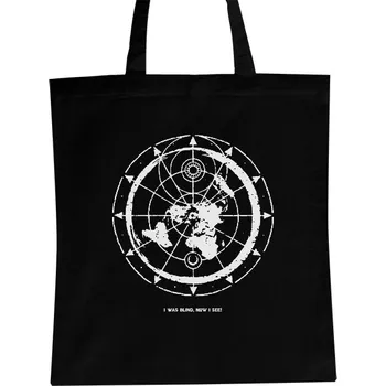 Nákupní taška Nákupní taška unisex s potiskem Flat Earth (Taška)