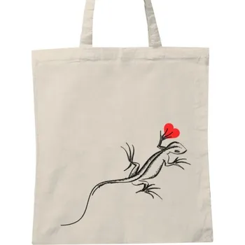 Nákupní taška Nákupní taška unisex s potiskem Taška Ještěrka