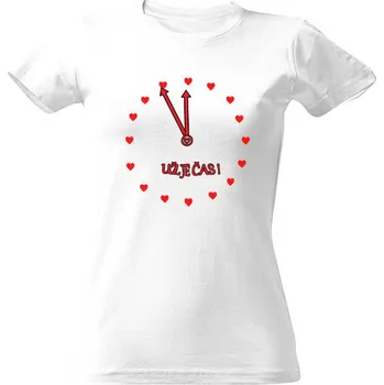 Dámské tričko Tričko s potiskem Už je čas dámské