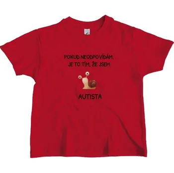 Pánská móda Tričko s potiskem ŠNEČEK dětské