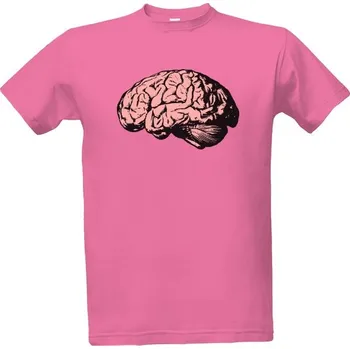 Tričko s potiskem maxi mozek pánské