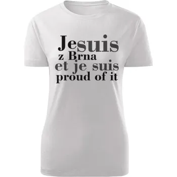 Dámské tričko Tričko s potiskem Je z Brna dámské