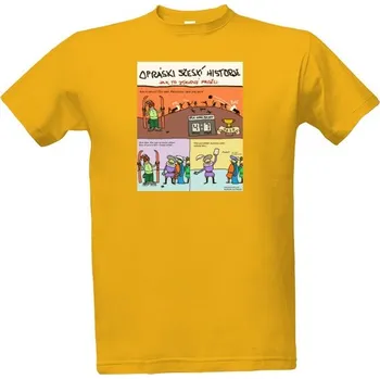 Tričko s potiskem 1620 Bílí horor pánské