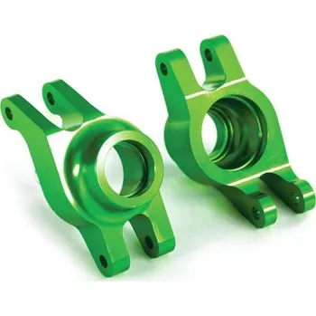 RC vybavení Traxxas těhlice zadní, hliníková, zelená (1 pár)