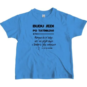 Pánská móda Tričko s potiskem Budu Jedi nebo kouzelník dětské