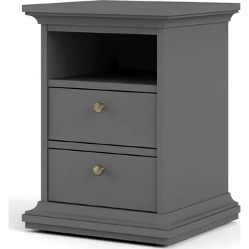 Noční stolek Nábytek PEGAS s.r.o. Noční stolek PROVENCE 302, Šedý mat