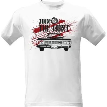 Tričko s potiskem Join the Hunt black pánské