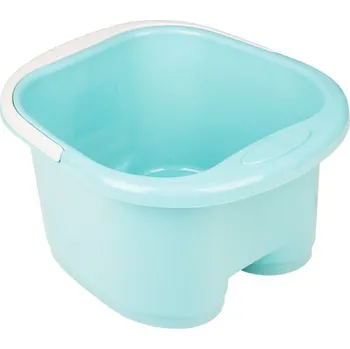 Hluboká vanička pro pedikúru s masážními válečky- modrá