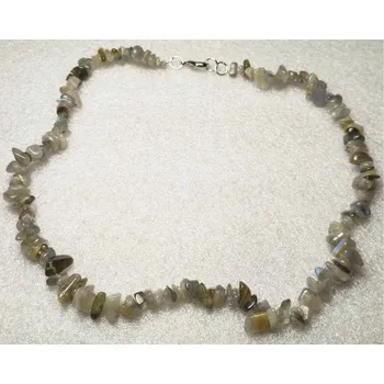 Náhrdelník Magieprirody.cz Náhrdelník Labradorit tromlovaný #18 - z přírodních kamenů