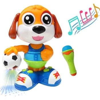 Hračka pro nejmenší DAALO Interaktivní tančící Pejsek fotbalista, B16G